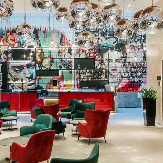 Lobby view of T62 Hotel