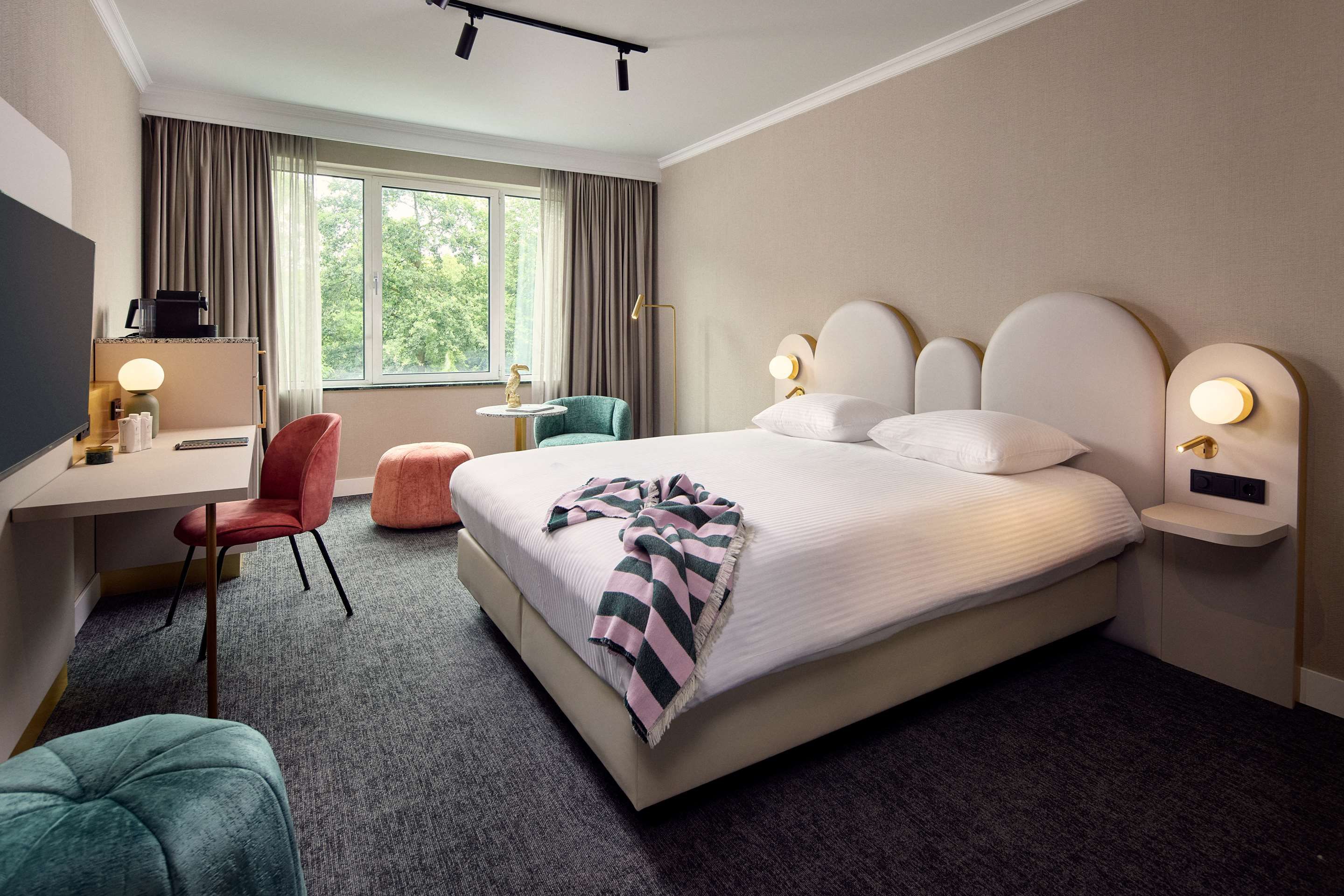 فان دير فالك هوتل بارك لين أنتوربين - انتورب - غرفة نوم