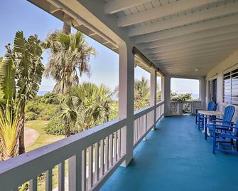 St Croix Home w/ Caribbean Views - 1 Mi to Beach - Kingshill - Balcony