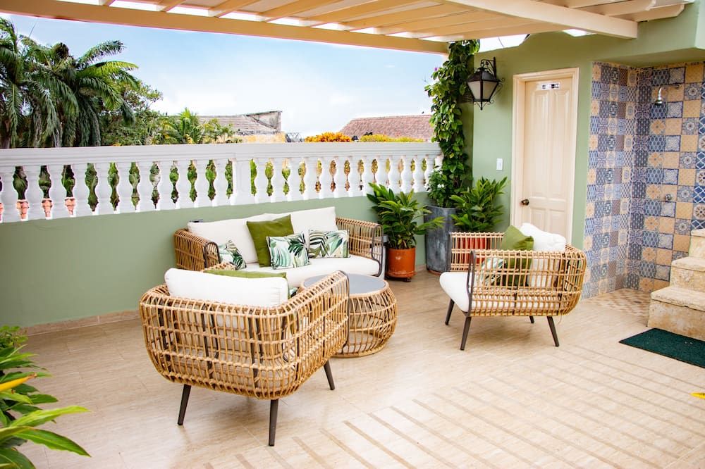 Hotel Casa La Fe - קרטחנה דה אינדיאס - מרפסת