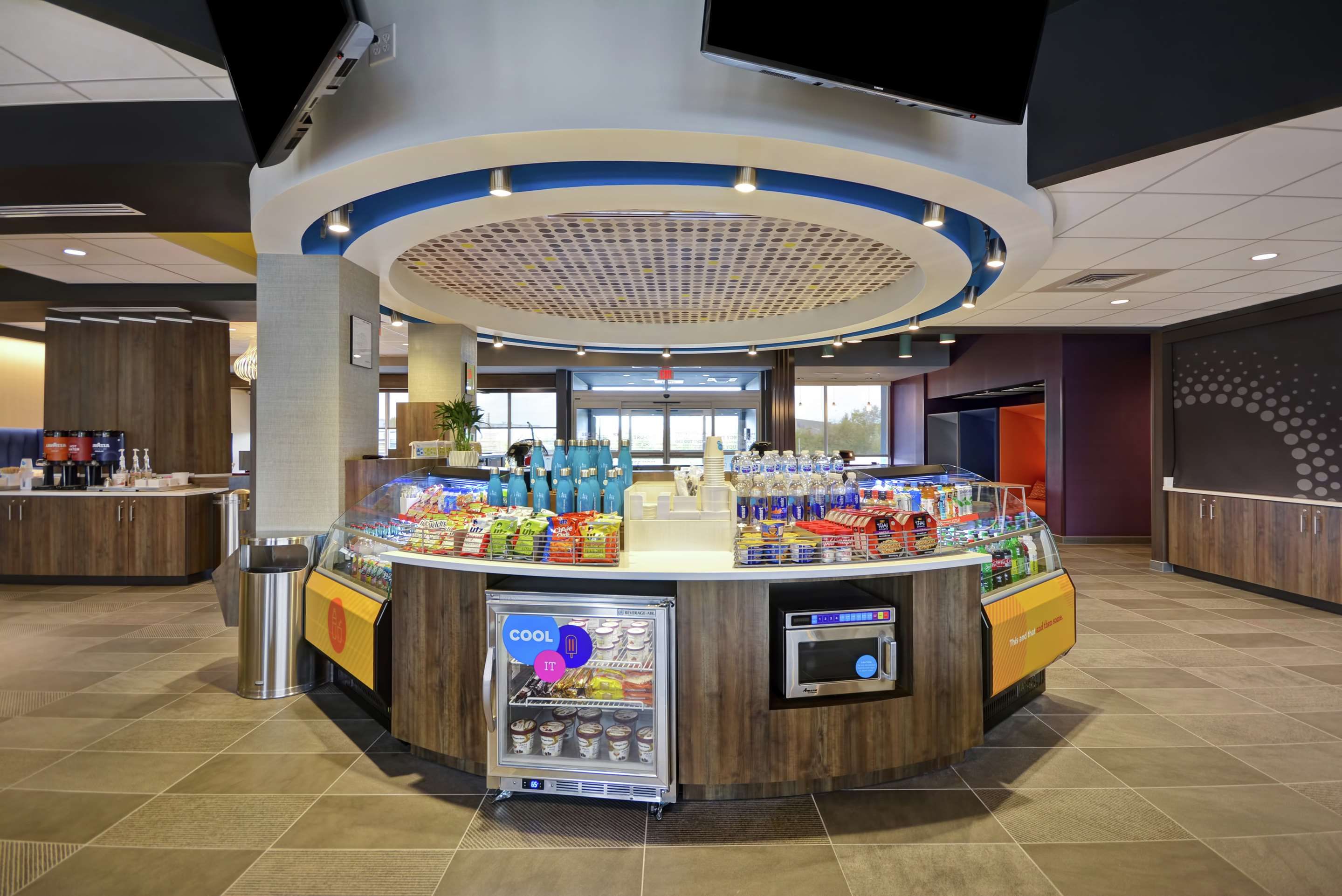 Buffet view of Tru by Hilton Winchester