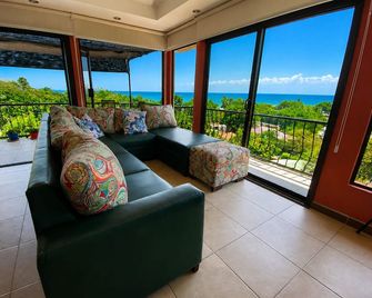 Top-Floor Oceanview Luxury, Panoramic Pacific View, Sleeps 6, Pool, Laundry, Ac - Esterillos Este - Balkon