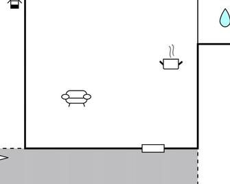 Lovely apartment in Vela Luka with WiFi - Vela Luka - Plattegrond