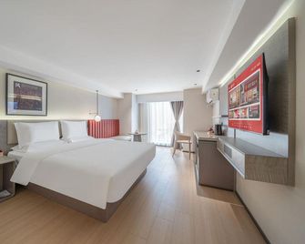 Thank you hotel (Xi' an Taohuatan subway station branch) - Xi'an - Schlafzimmer