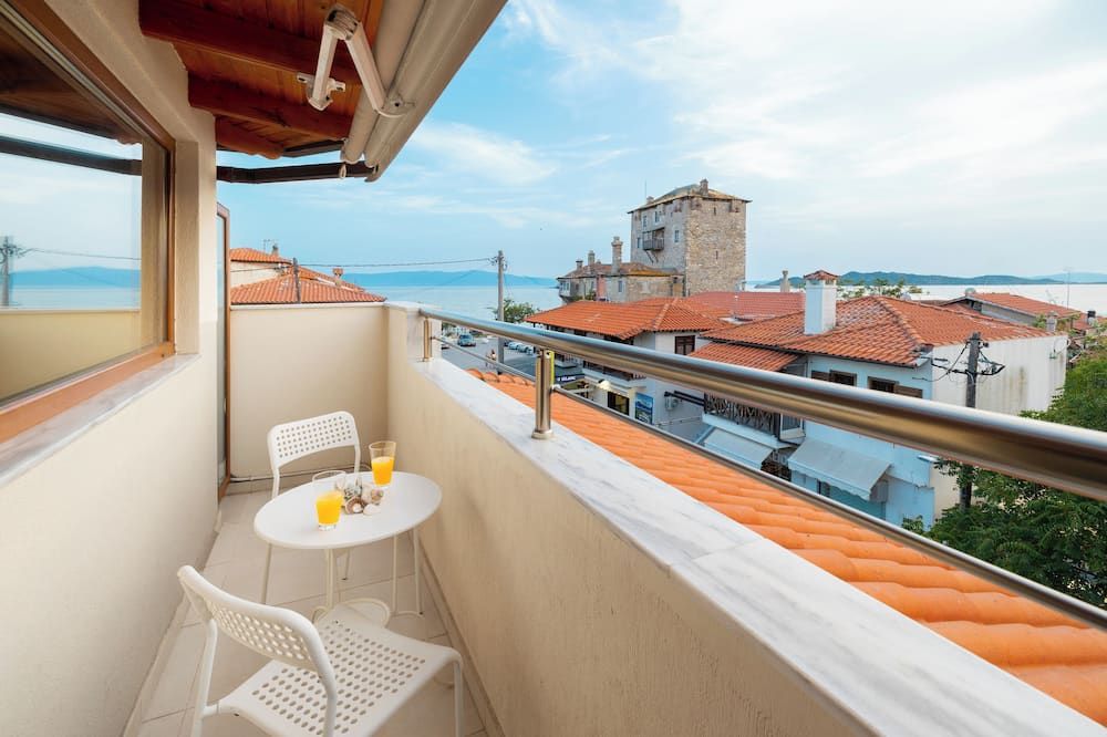Athos Guest House Pansion - Ouranoupoli - Balcón