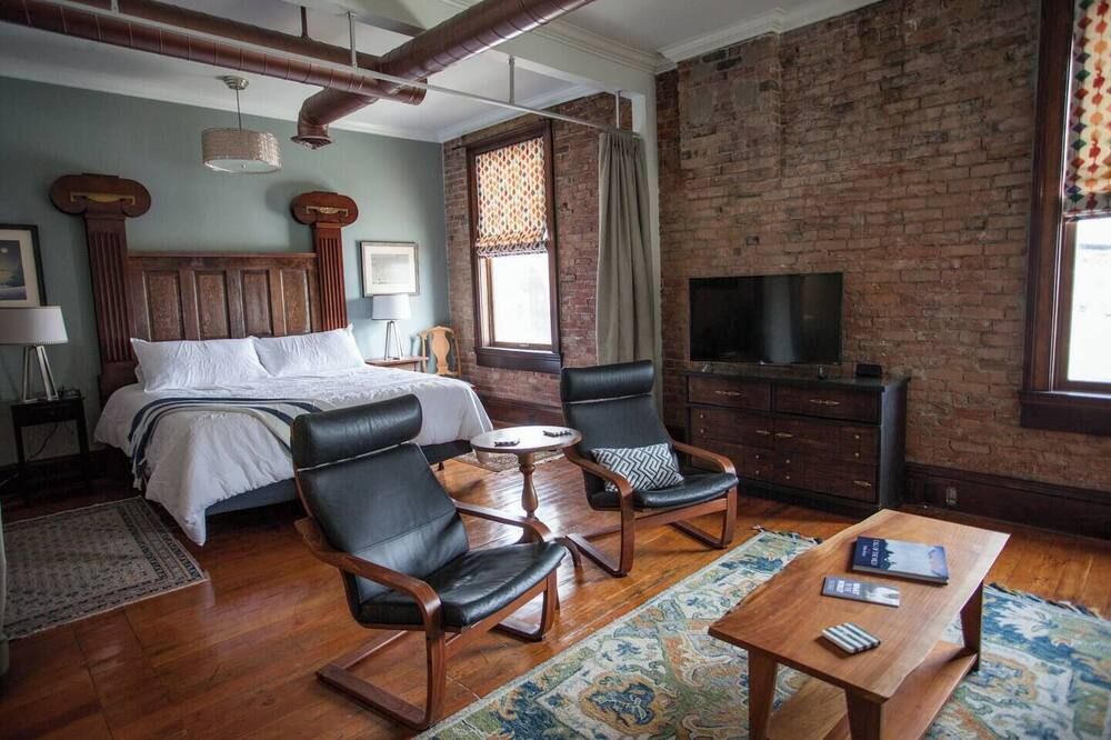 Heaven Hip Downtown Livingston Loft - Livingston - Schlafzimmer