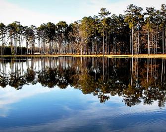 Rental Cabin with Fishing Privileges in Stocked Pond - Oakdale - Outdoors view