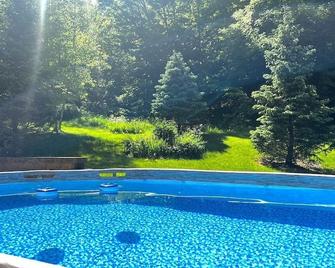 Log Cabin/ w hot tub, outdoor pool & pool table - Lansing - Piscina