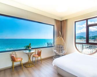 Lushan Lanxinghai Homestay - تشينغداو - غرفة نوم