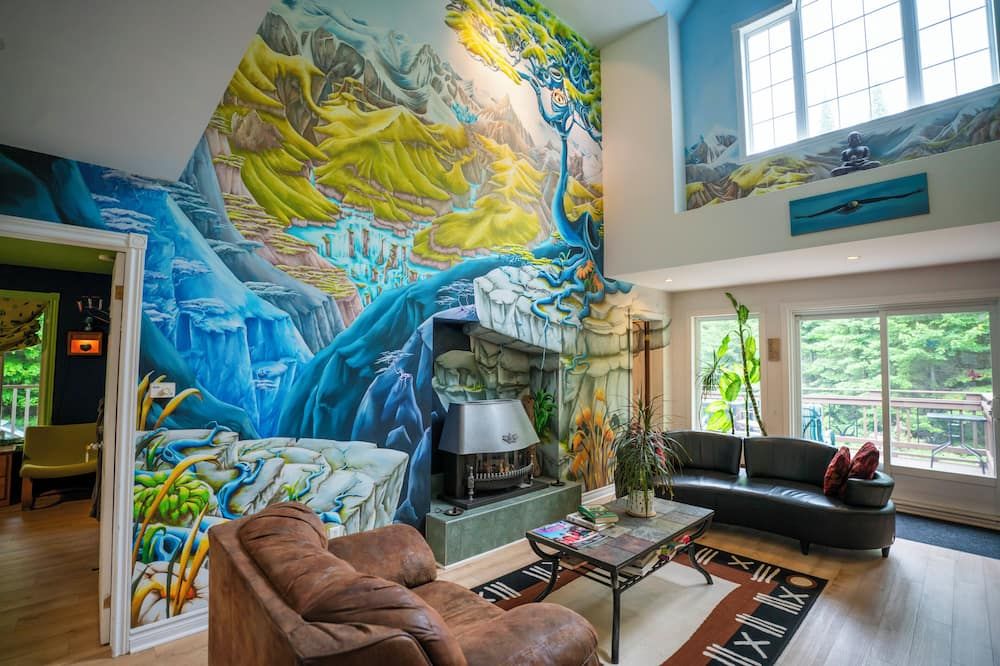 جيت كريستال إن - مونت ترمبلانت - غرفة معيشة