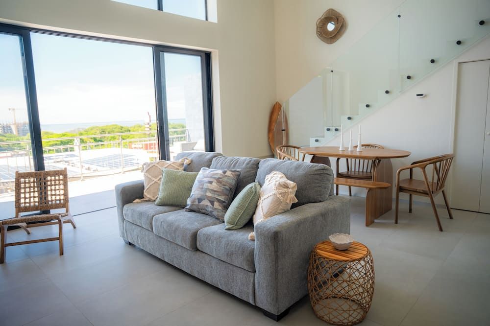 2-bedroom Oceanview Loft N°6: Alba - Santa María Mizata - Sala de estar