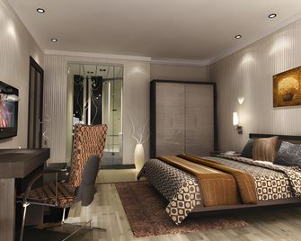 Super 8 by Wyndham Harbin Zhongyang Street - חרבין - חדר שינה