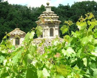 이탈리아 비테르보 근처 투스치아 지역의 고대 농촌 타워 - 비그나넬로 - 건물