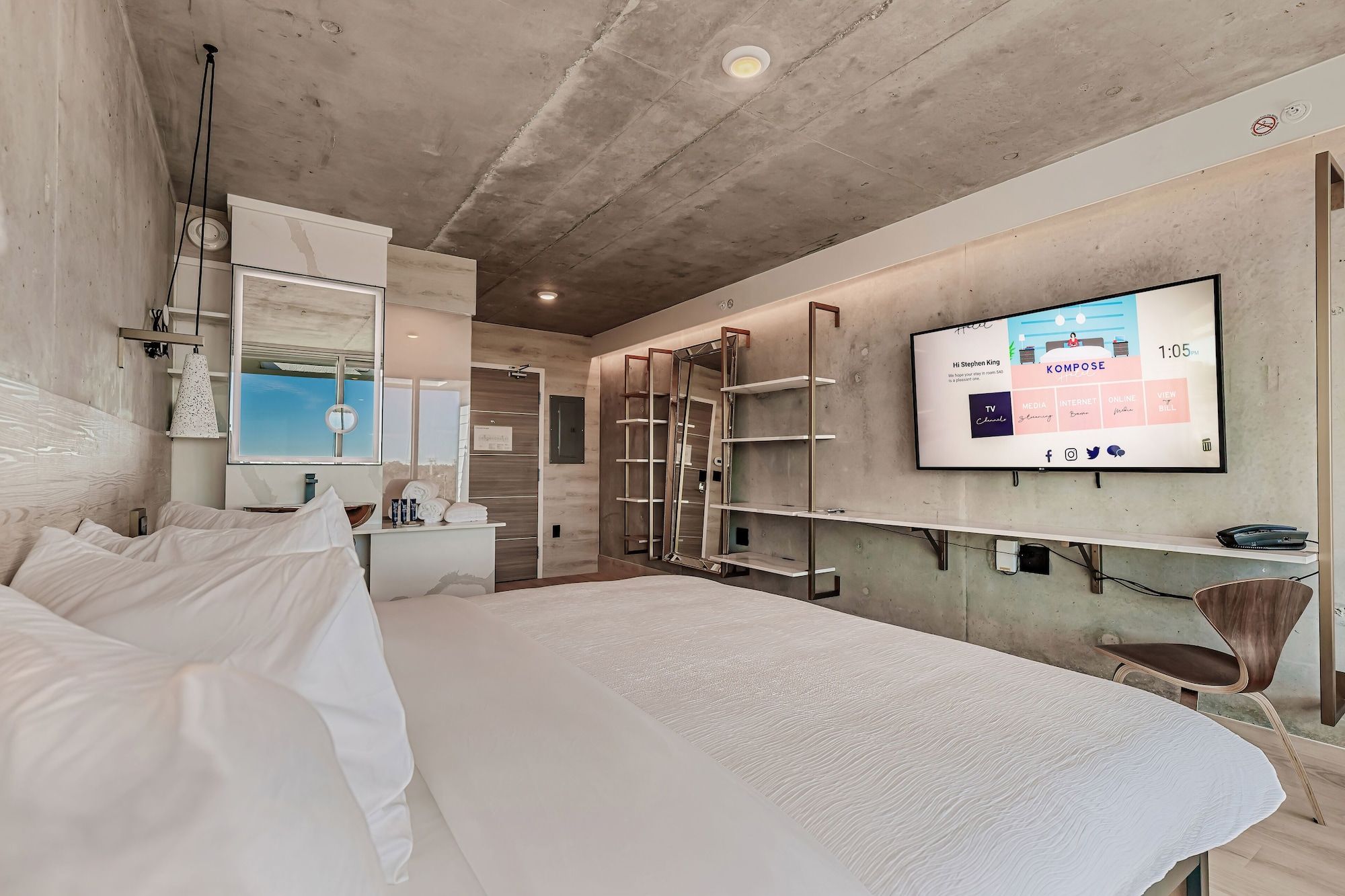 Kompose Boutique Hotel - Сарасота - Спальня