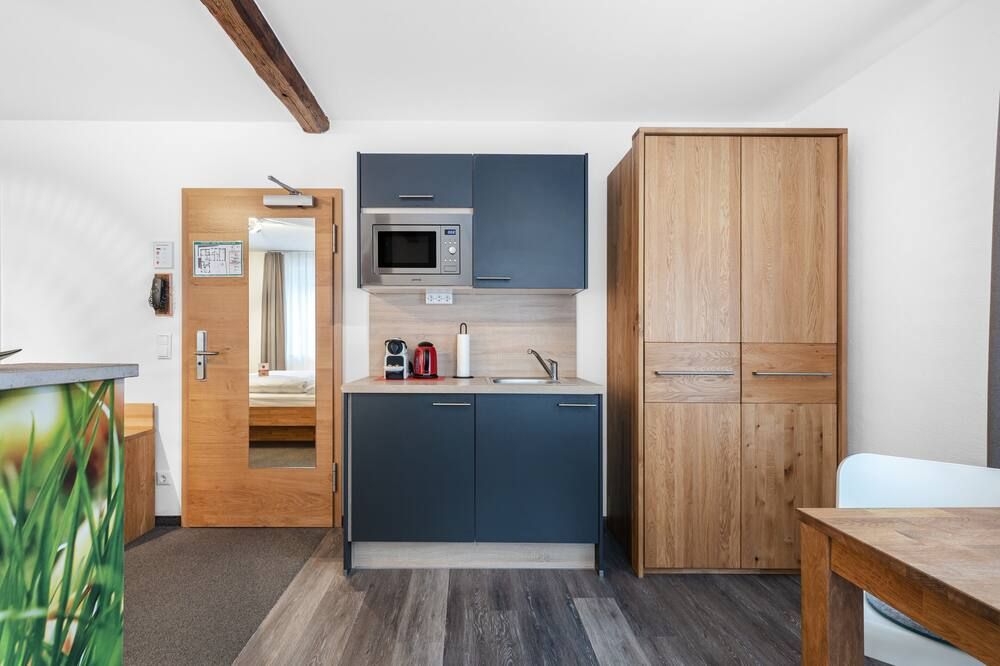 Schieners Hotel & Apfelhof Apartments - Wemding - Keuken