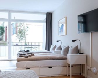 Bs Hodler II - Marktplatz Hitrental Apartment - Basel - Bedroom