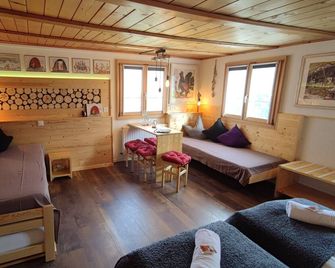 Gasthaus Alpina - Tschappina - Sala de estar