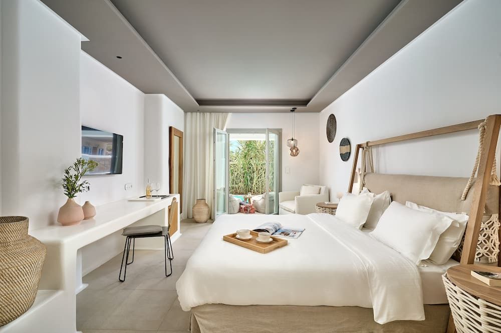 Adorno Beach Hotel and Suites - Ornos - Slaapkamer