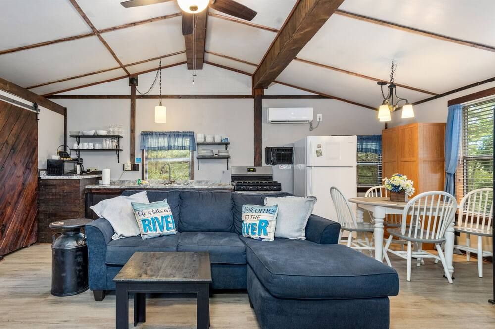 Spring River Fishing Cabins #1 - Maple - Dogs ok - Miami - Wohnzimmer