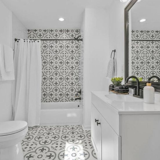 Bathroom view of Newly Renovated Modern Farmhouse