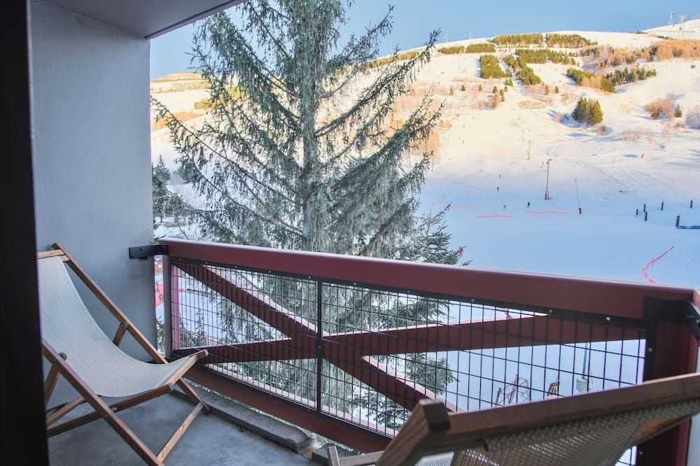 Hôtel Les 2 Alpes L'Orée Des Pistes - Les Deux-Alpes - מרפסת