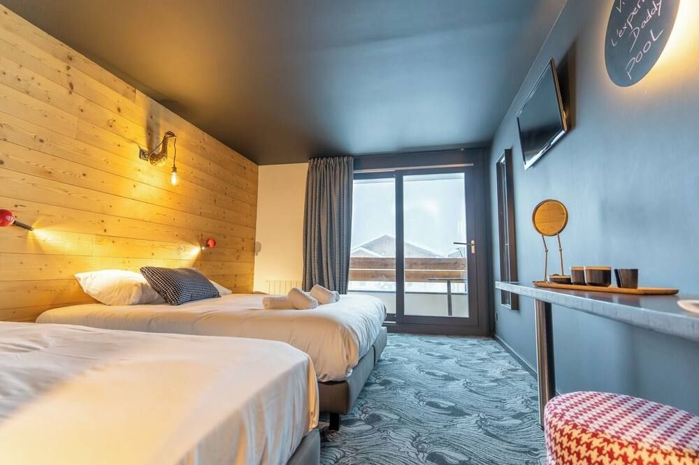 أوتل لو كريستال لودج تيريزين - سان-شافري - غرفة نوم