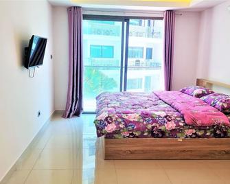 Laguna beach 1A with swimming pool views Pattaya - Jomtien - Schlafzimmer
