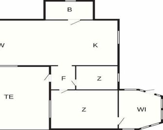 6 Person Holiday Home In Laholm-By Traum - Laholm - Floorplan