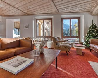 أوتل ليريت - شامونيكس-مون-بلان - غرفة معيشة