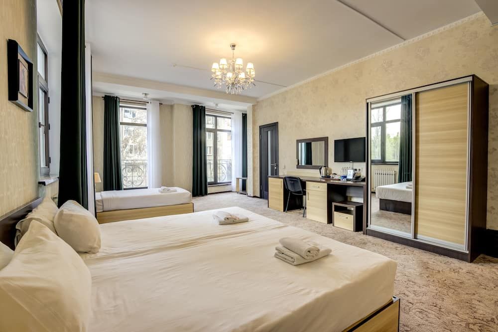 Hotel Touristan Bishkek - בישקק - חדר שינה