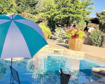 Large poolside King suite with private entrance-Villa Riposo Winery - Morgan Hill - Uima-allas