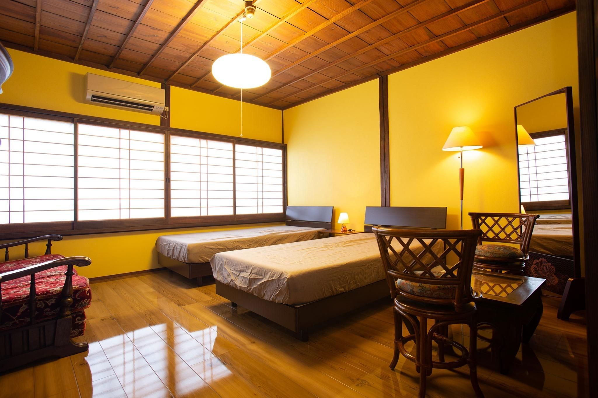 Chikugo Yoshii Machiya Inn Ikunami 100-year-old - Asakura - Ložnice