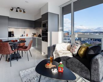 Trendy Two Bedroom with Parking Olympic Village - Vancouver