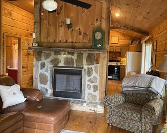 Secluded and Romantic Cabin ~ 35 Private Secluded Acres ~ Jacuzzi Tub! - Monterey - Living room