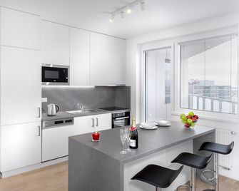 سيتي ويست أبارتمنتس - براغ - مطبخ