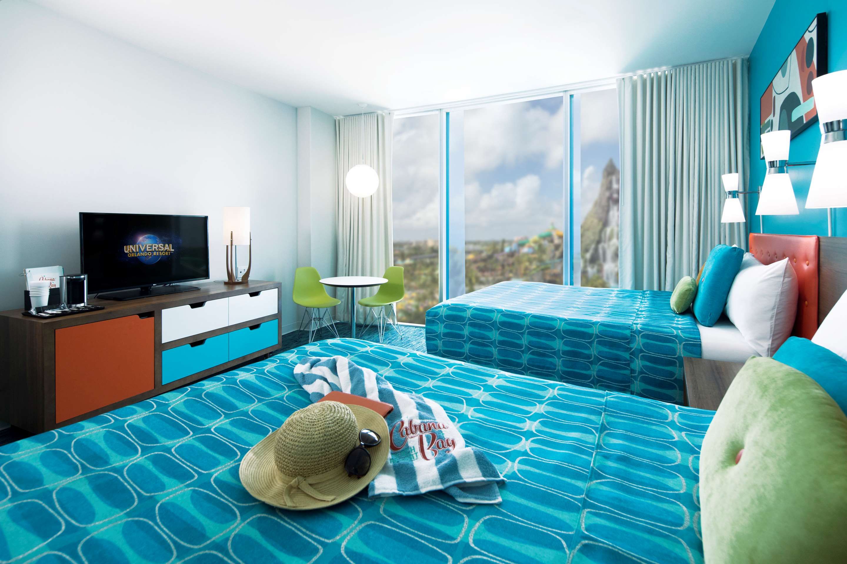 Bedroom view of Universal's Cabana Bay Beach Resort