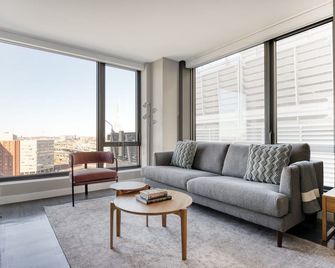 North Station 1br w wd gym nr TD Garden BOS-839 - Boston - Soggiorno
