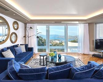 Vasilissa Villa - Four Bedroom Resort, Sleeps 8 - Elounda - Living room