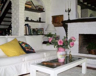 Beautiful country house within a century-old farm, 10 minutes from the center of Juiz de Fora. - Juiz de Fora - Pokój dzienny