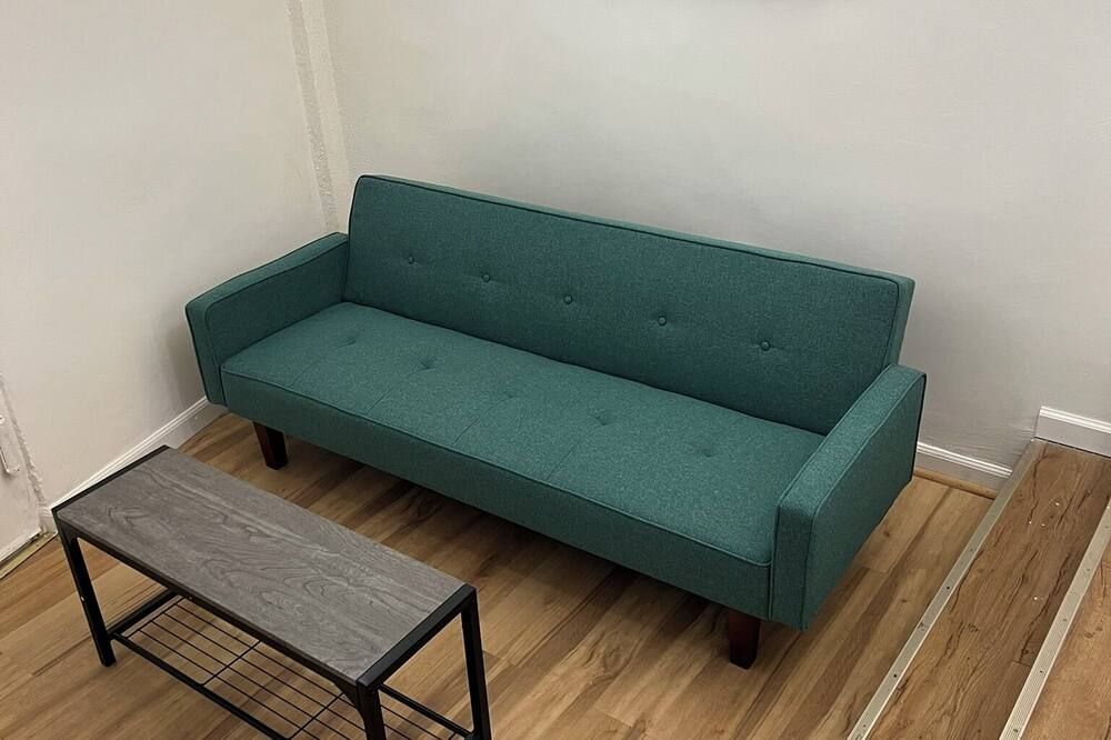 Modern 1 BR apartment with Sunken Living Room and AC, WiFi in superb Brooklyn - Brooklyn - Soggiorno