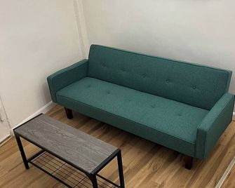 Modern 1 BR apartment with Sunken Living Room and AC, WiFi in superb Brooklyn - Brooklyn - Soggiorno
