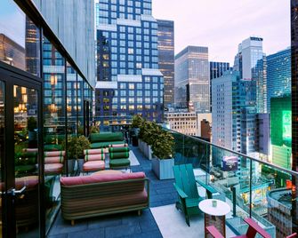 citizenM New York Times Square - ניו יורק - מרפסת