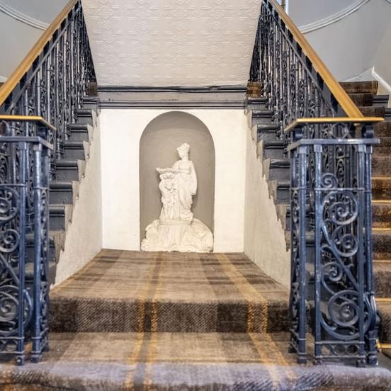 Stairs view of Arnos Manor Hotel