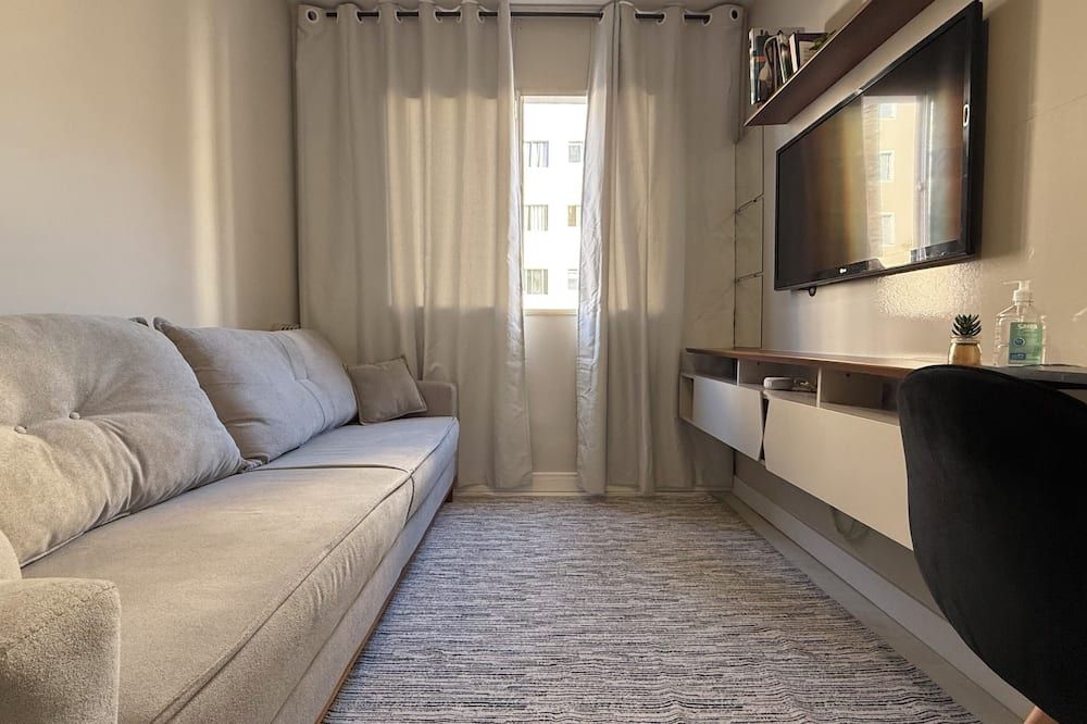 Seu lar perfeito fora de casa Prox ao Shopping Iguatemi - Sorocaba - Sala de estar