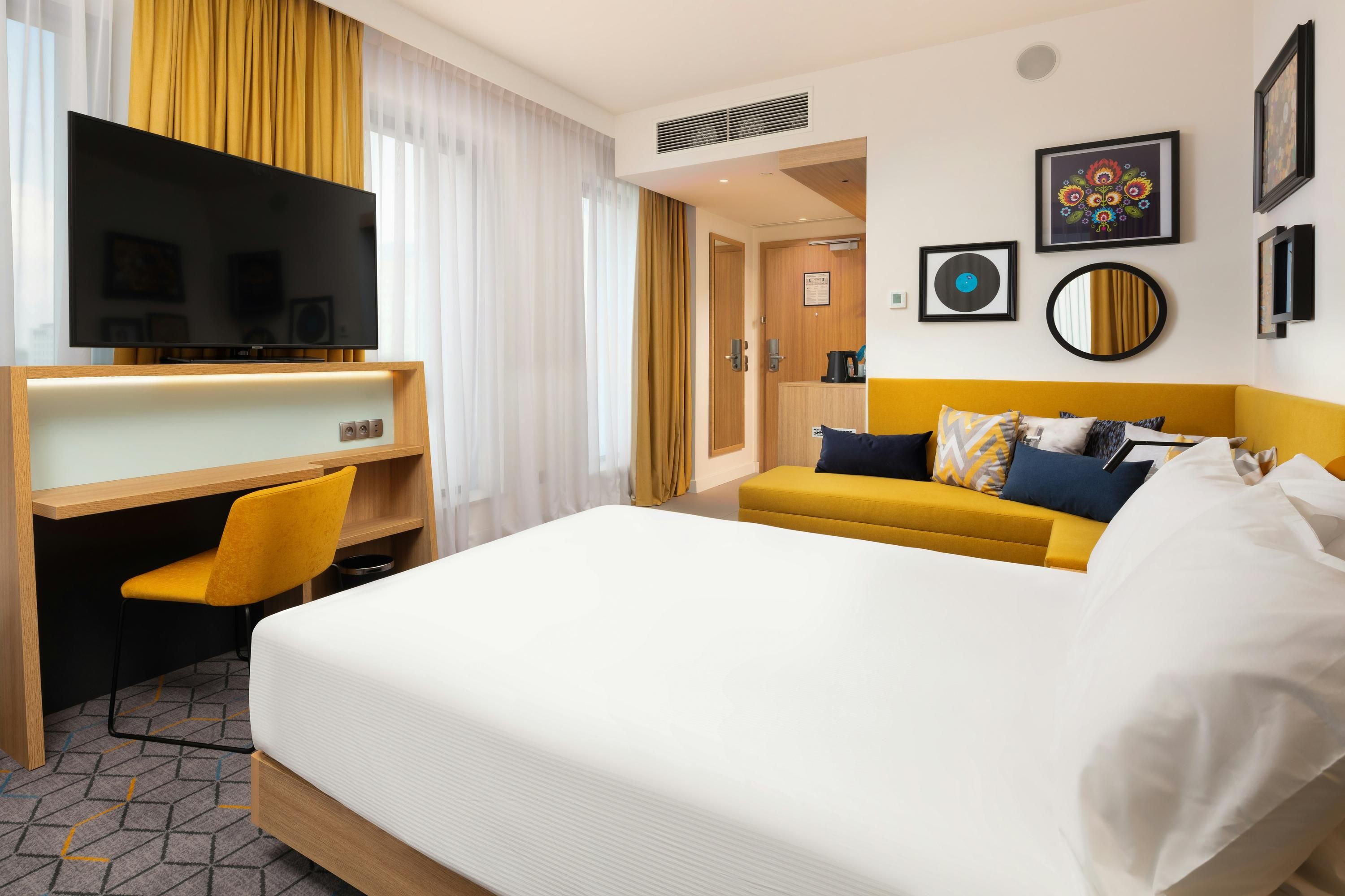 Hampton by Hilton Lodz City Center - לודז' - חדר שינה
