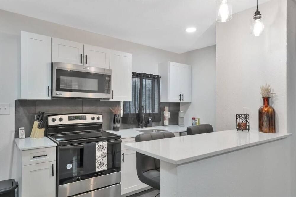 Walk to Stadium, 2 Parking spots, Dog Park, BBQ - טמפה - מטבח