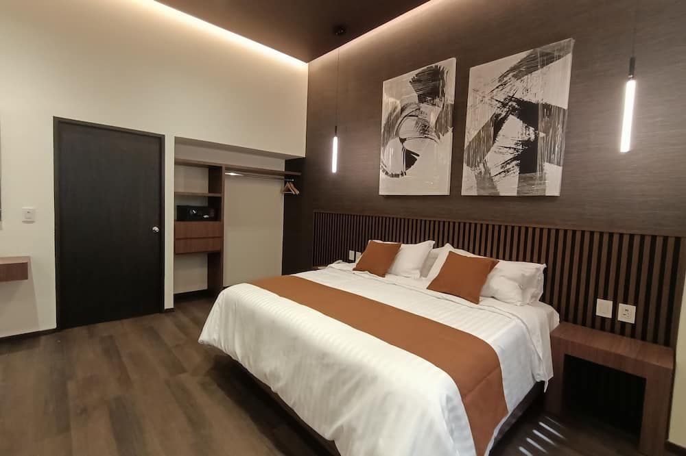 هوتل السلفادور - مكسيكو ستي - غرفة نوم