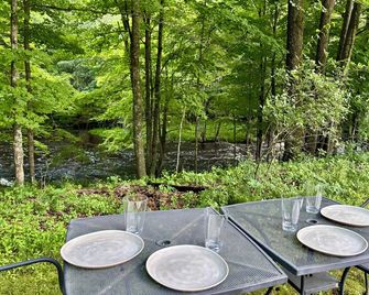 Riverfront - Trout Retreat - Firepit - Dog Friendly - Wittenberg - Patio