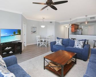 Paradise Shores 302 Serenity Shores by Pristine Properties Vacation Rentals - Mexico Beach - Sala de estar