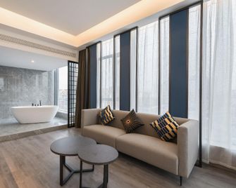 Baiyulan Hotel (Tianjin Beichen District Government Guoyuan South Road Metro Station Branch) - Tianjín - Sala de estar